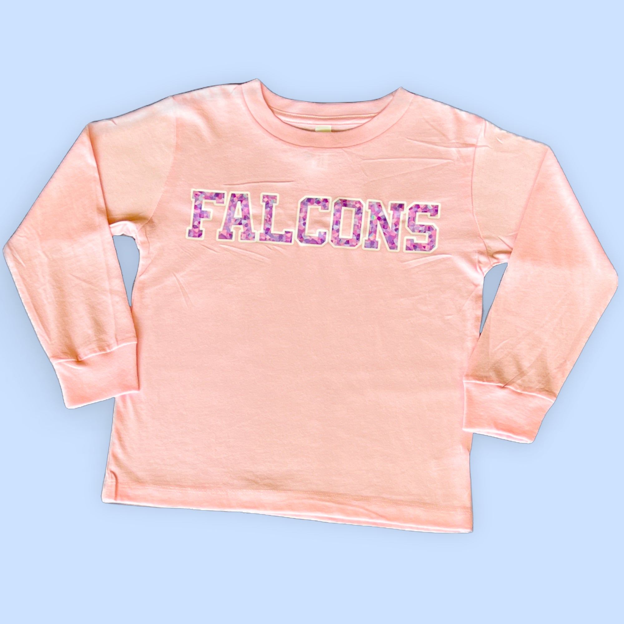 Pink top falcons shirt